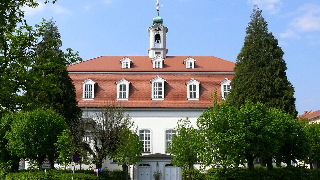 Der Große Saal in Herrnhut